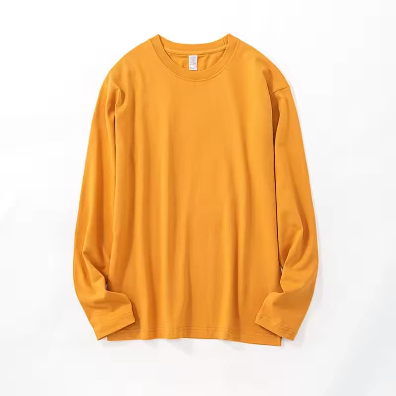 Clothing Manufacturers Custom logo Cheap Print 100% Cotton Embroidery Unisex Women Plain Long Sleeve t Shirts for Men
