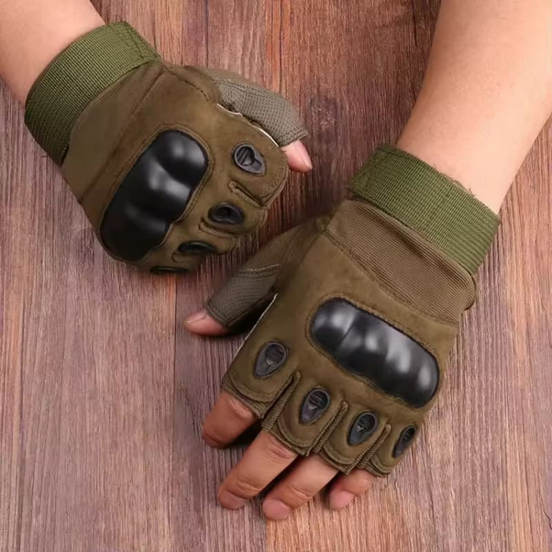 Outdoor Sports Training Gloves Non-slip Wear-resistant Fitness Cycling Gloves Half Finger Tactical Gloves
