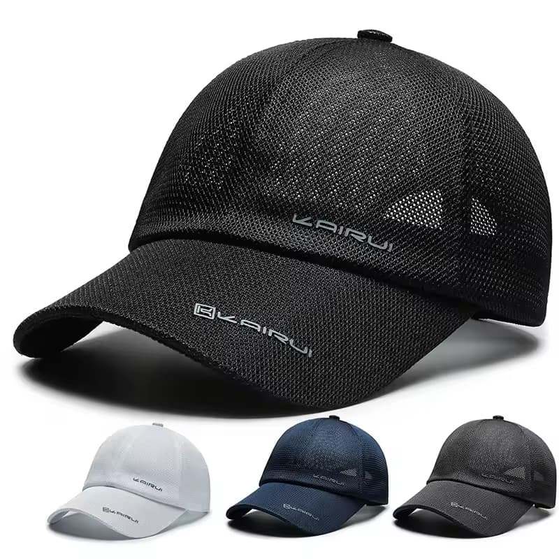 Whole Coupon Custom Nylon Polyester Full Mesh Women White Soft Printing Quick-Drying Atlantics Summer Sports Hat Baseball Caps