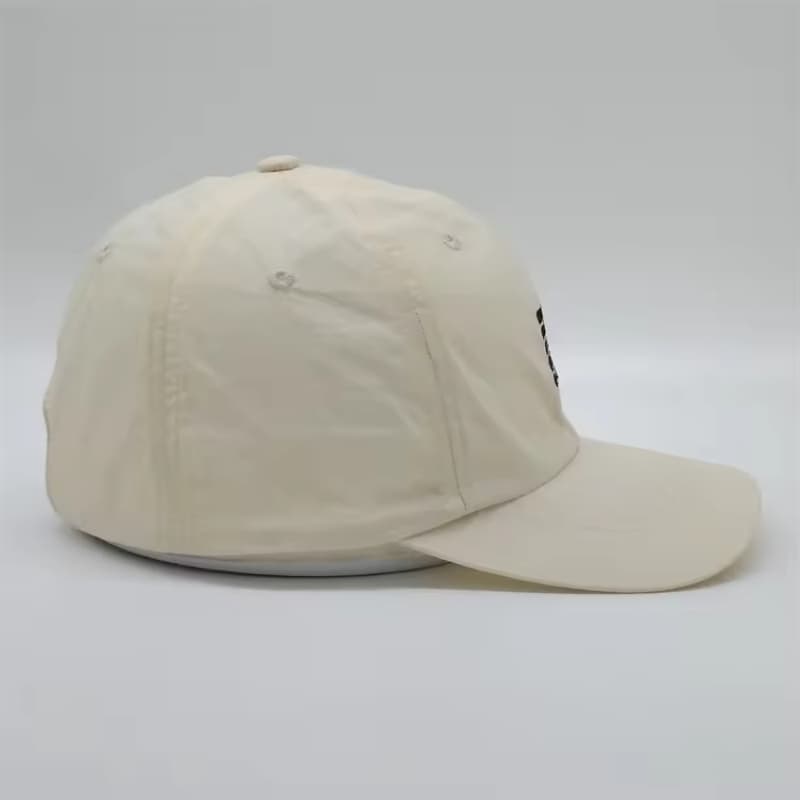Custom Men High Quality Unstructured 6 Panel Embroidery Logo Polyester Waterproof Baseball Cap,Oem Quick Dry Nylon Sport Dad Hat