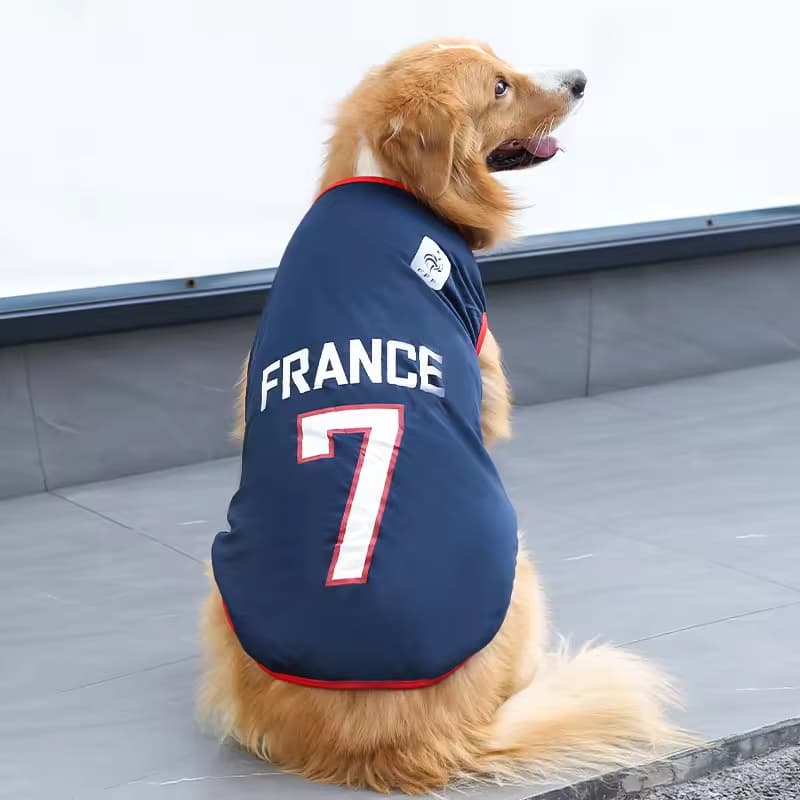 Wholesale 2025 Pet Sport Vest Clothes Dog and Cat Soccer Jersey Sets V-Neck Basketball Jersey for Large Medium Small Dogs Adults