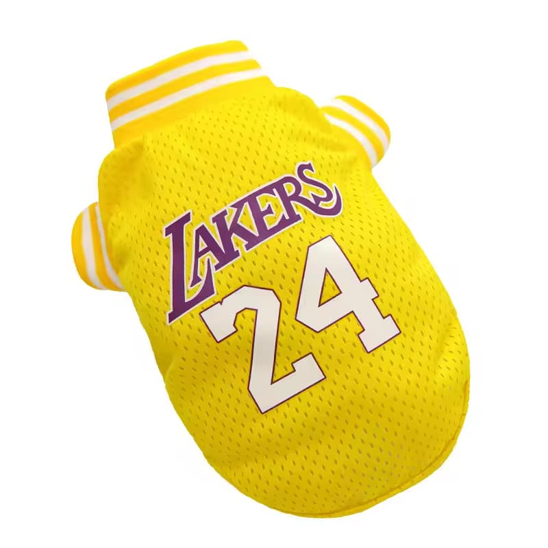 High Quality Spring and Summer Thin Mesh Breathable Dog Clothing Cute Print Sports Undershirt for Pets