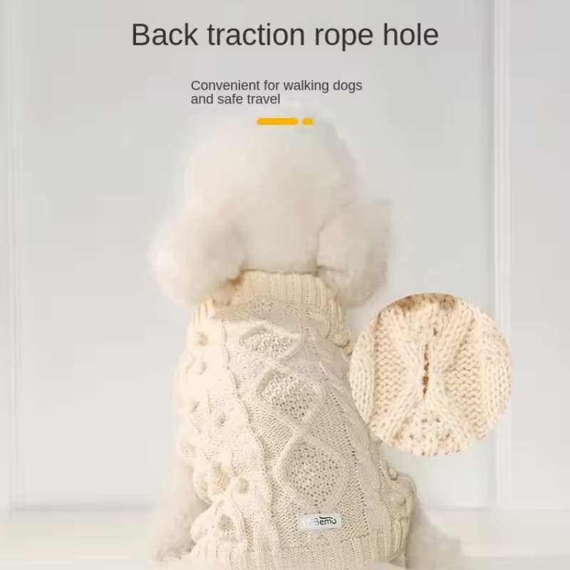 Warm Big Small Custom Pet Outfit Winter Dog Outfit Pet Knitted Jumper Outfit Clothes Dog Sweater Pet Clothes