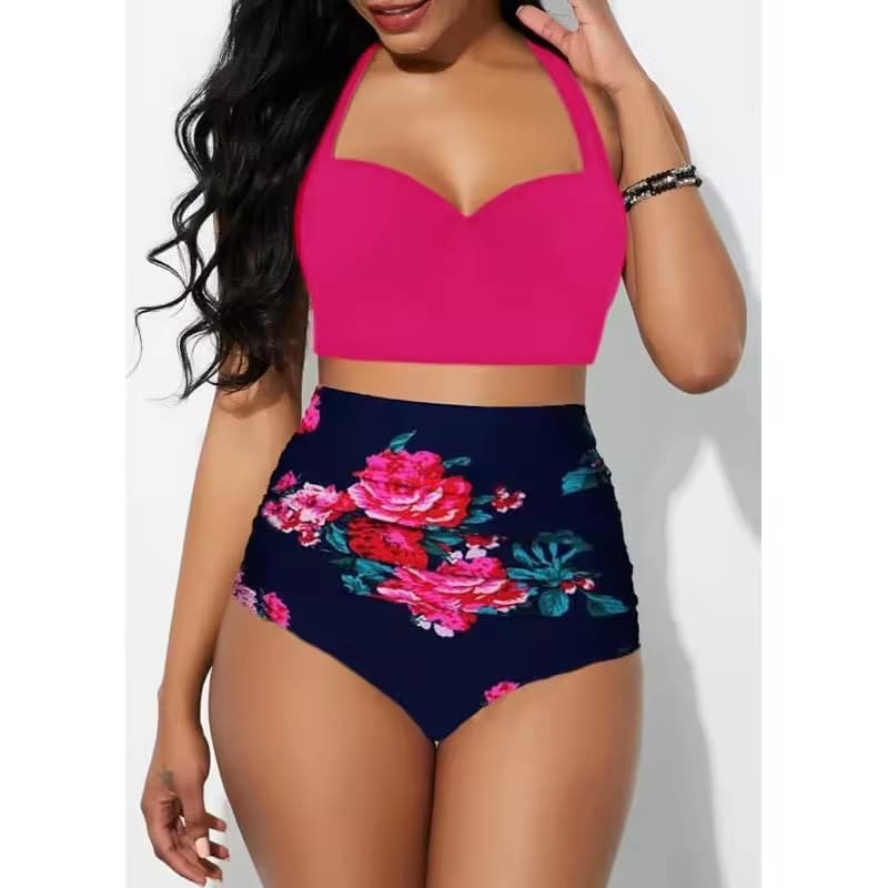 Wholesale New Arrival Luxury Style Three Piece Bikini Swimsuit Women's Breathable Beachwear Swimwear Bikinis with Custom Color