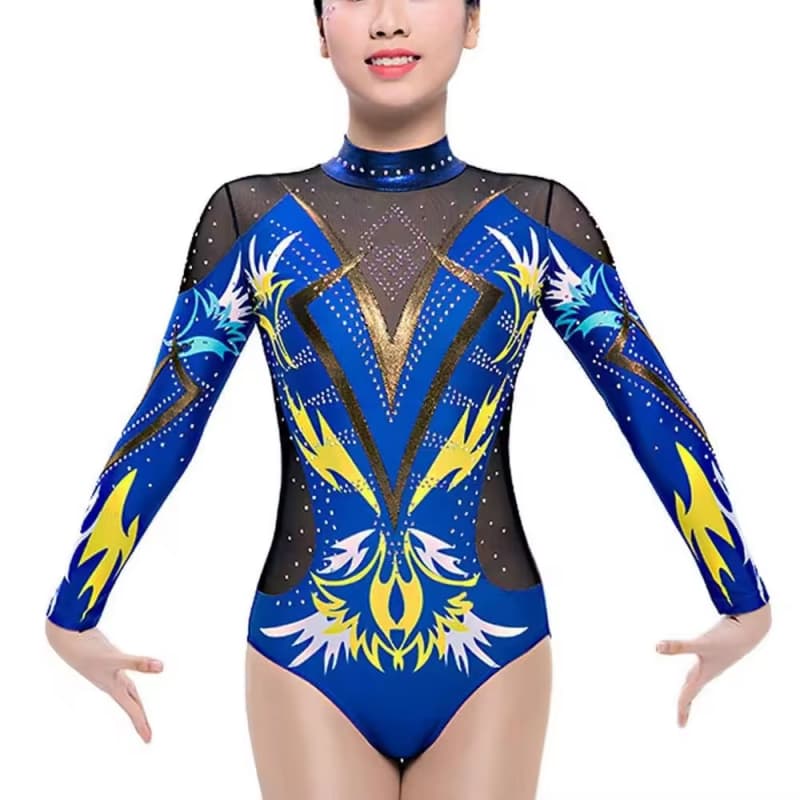 Wholesale 3pcs/Set Kids Dancewear Children's Dance Costumes Girls Performance Wear Rhythmic Leotards Gymnastics Clothing