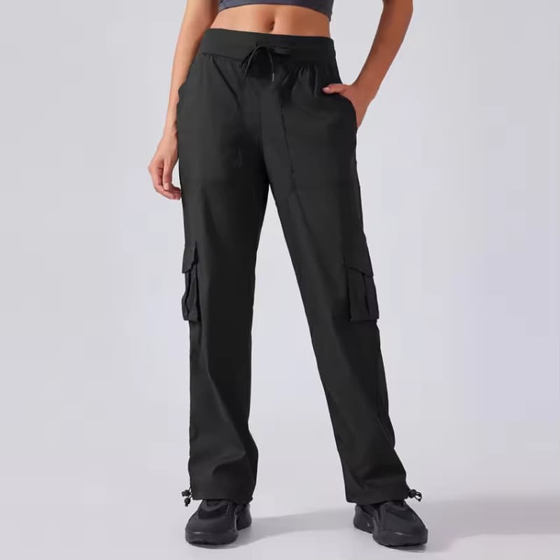 2025 New Activewear Gym Workout Wear Trousers Women Sports Cargo Pants Breathable Fashion Loose Casual Athleisure Pants