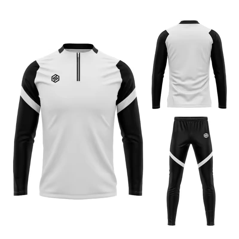 Soccer Sports Training Tracksuit Custom Long Sleeve Jersey and Pant Sublimation Print Logo
