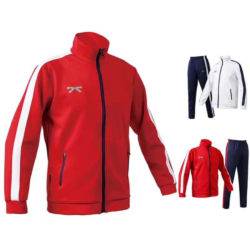 2025 Customizable Men's Gym Tracksuit Comfortable Cotton Sportswear Training Sets (XL) with Custom Logo Fitness Suits