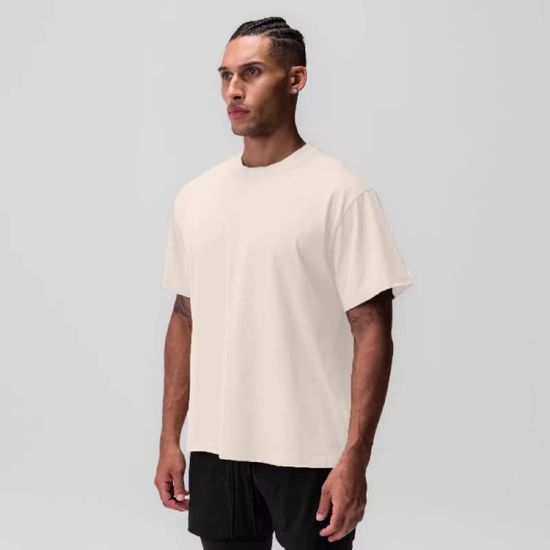 240 GSM EU Size S - 3XL Heavyweight Activewear Men 40% Cotton 40% Bamboo 20% Sorona Custom Sports T Shirt