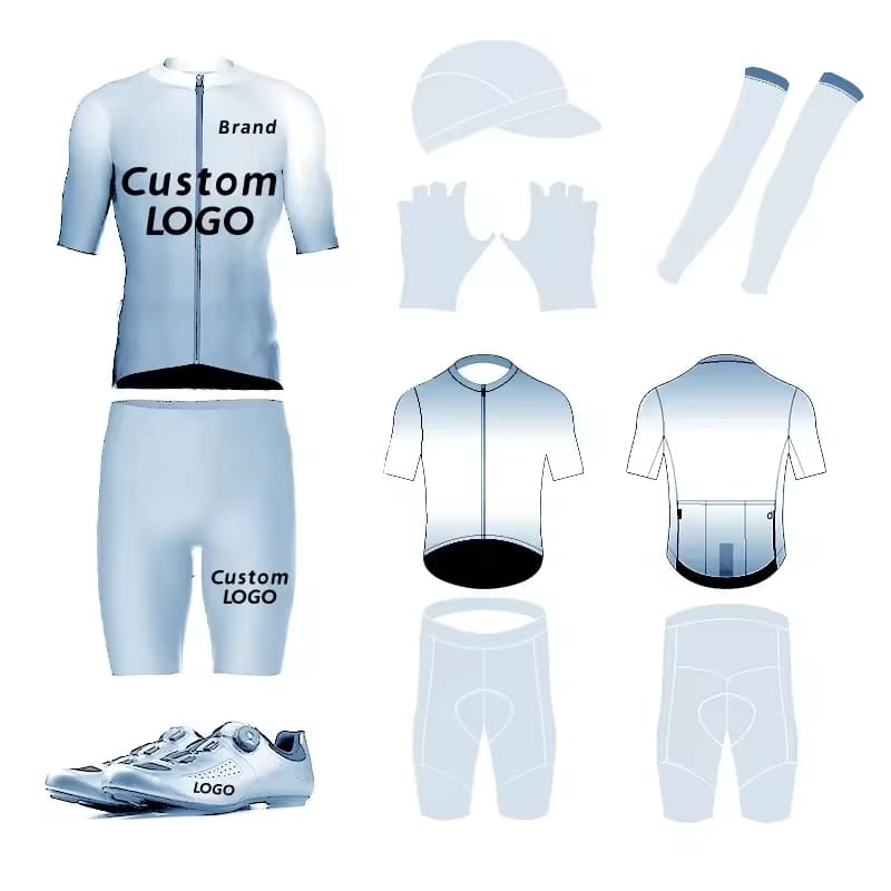 Wholesale Men Breathable Mountain Bike Cycling Jersey Custom Team Design Printing Pro Cycling Jersey Set