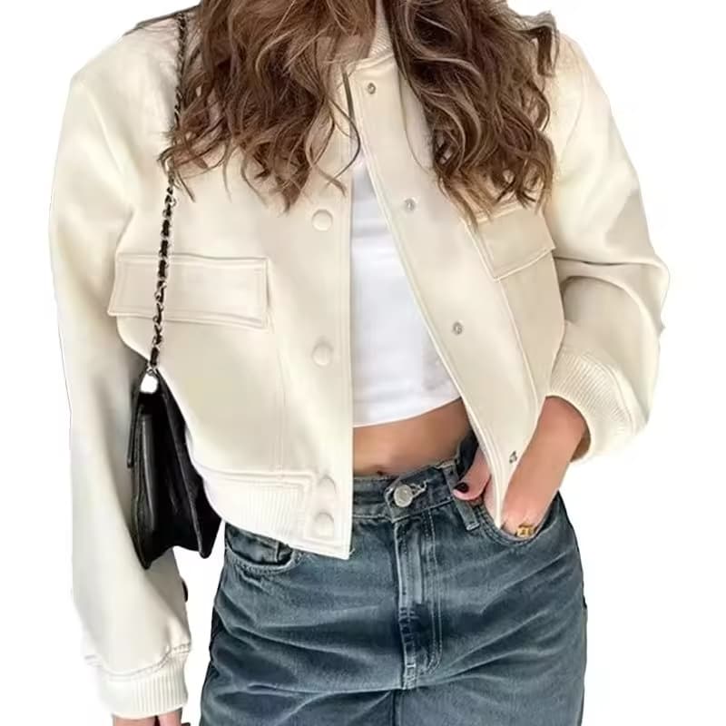 Autumn Women's New-style Temperament Commuting Fashion Single Breasted Solid Color Jacket Jacket