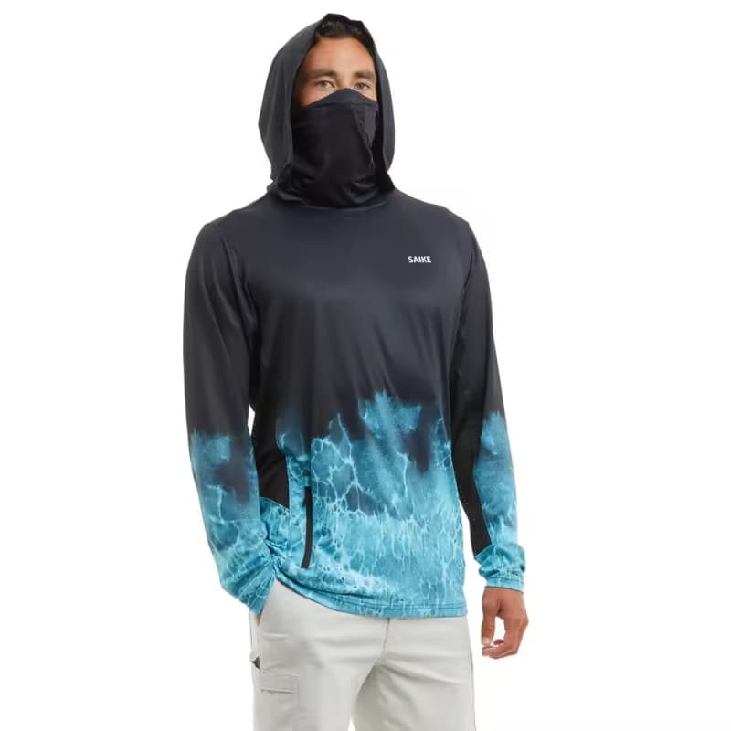 Wholesale Custom Long Sleeve Sea Fishing Clothing Quick Dry Uv Protection Performance Upf 50+ Fishing Hoodie Fishing Shirt
