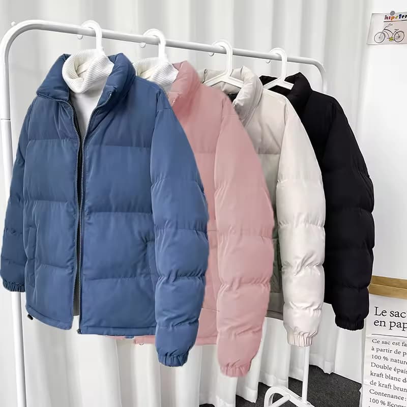 Custom Plus Size Winter Cotton-padded Clothes Goose Down Jacket Casual Winter Puffer Jacket Men's Short Jacket Coat for Men