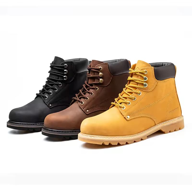 Factory Price Professional High Quality Leather Shoes Work Safety Boots for Sale