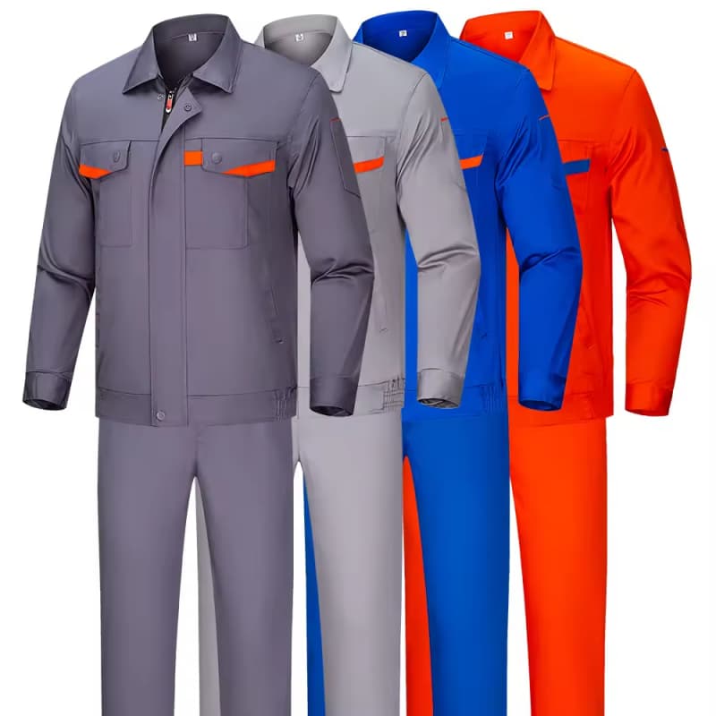 Wholesale Manufacture High Quality Construction Decoration Engineering Work Clothes Uniform Industrial Long Sleeve Work Wear
