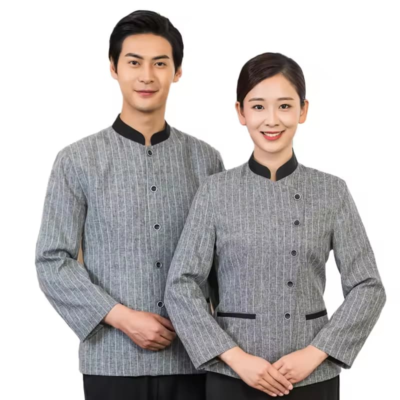 High Quality Professional Work Wear Manufacture Hotel Manager Uniform for Receptionist