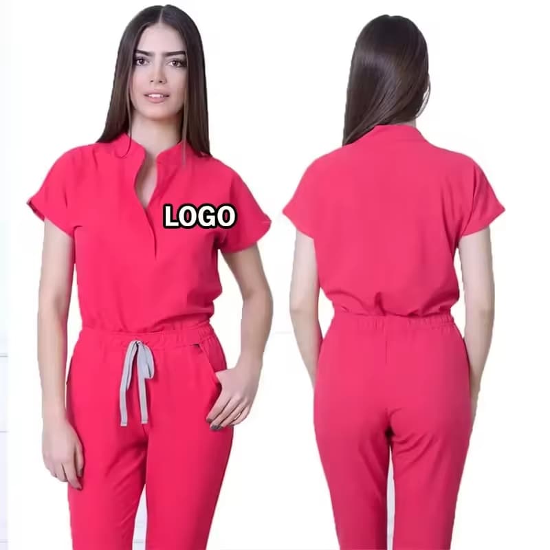 Wholesale Hospital Workwear Dental Clinic Doctors Surgical Clothes S Hort Sleeve Womens Medical Uniforms Scrubs Sets