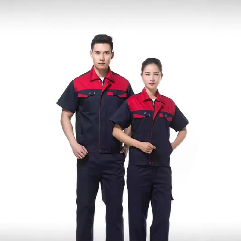 Customizable Summer Workwear Set Auto Repair Shop Work Clothes with Logo Factory-Paideng Clothing Jacket and Pant