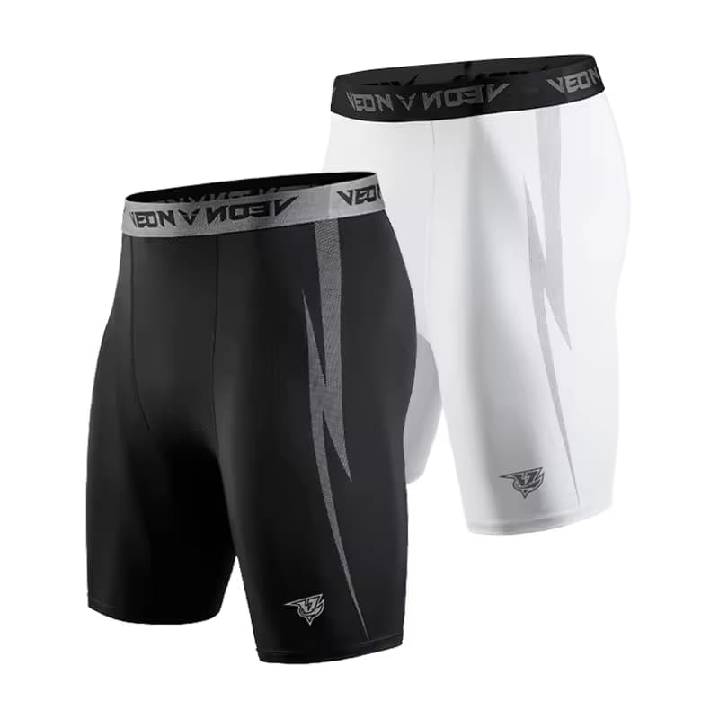 Men's Quick Dry Breathable Compression Shorts for Running Basketball Workouts Custom Logo Yoga Leggings Underwear Baselayer