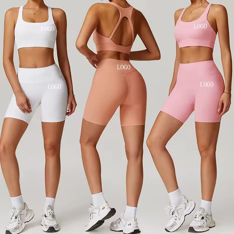 Active Sport Set Wholesale Fitness Gym Sportswear Women Yoga Wear 2pcs Seamless Workout Women Gym Sets