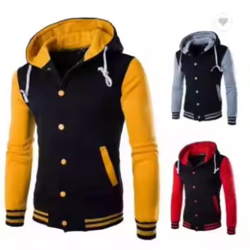 High Quality Plus Size Hoodie with Contrast Stitching Free Sample Wholesale Anti-Shrink Knitted Hoodie Solid Pattern