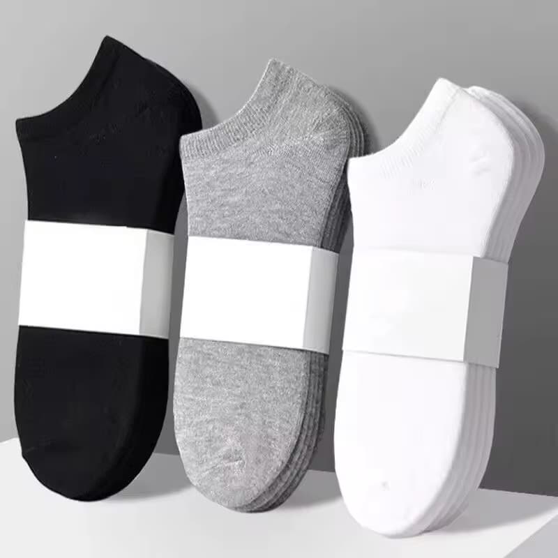 Wholesale Cheapest Men Breathable Low Cut Ankle Socks Popular Casual Adults Knitted Cotton Socks Short