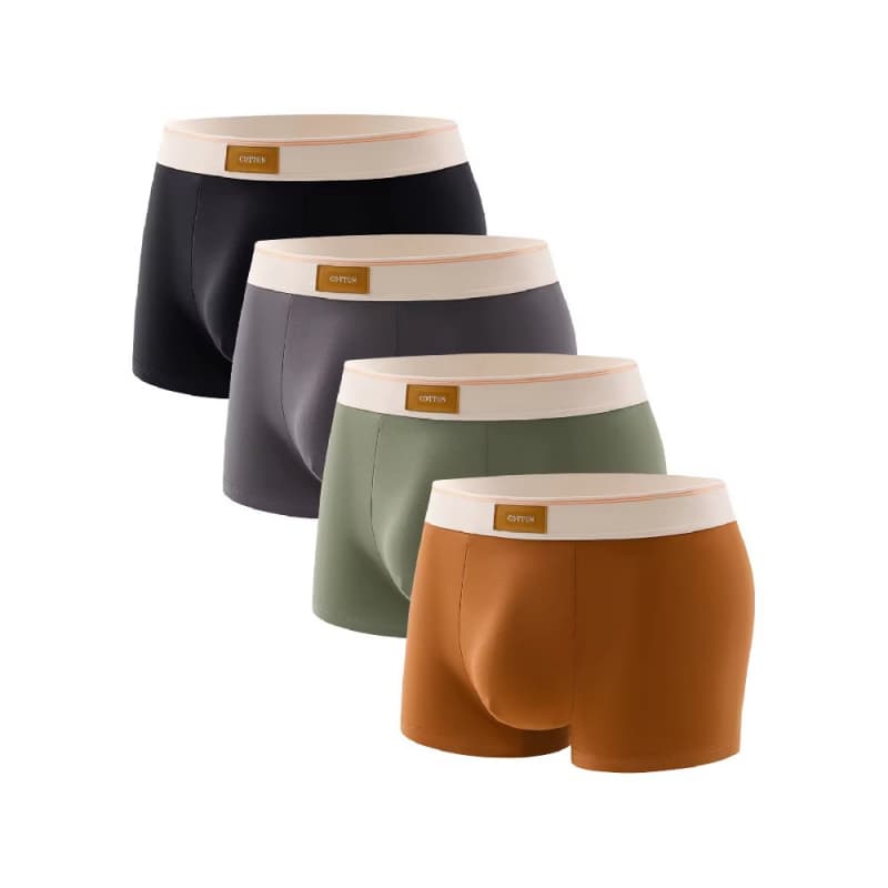 Finished Wholesale Men's Underwear, Soft and Comfortable Khmer Underwear, Trendy and Hot-selling High-quality Boxer Panties