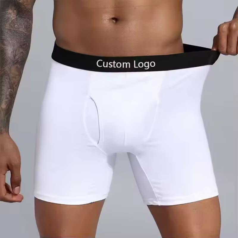 Wholesale Custom Logo Cotton Breathable Comfortable Plus Size Briefs Boxer for Men