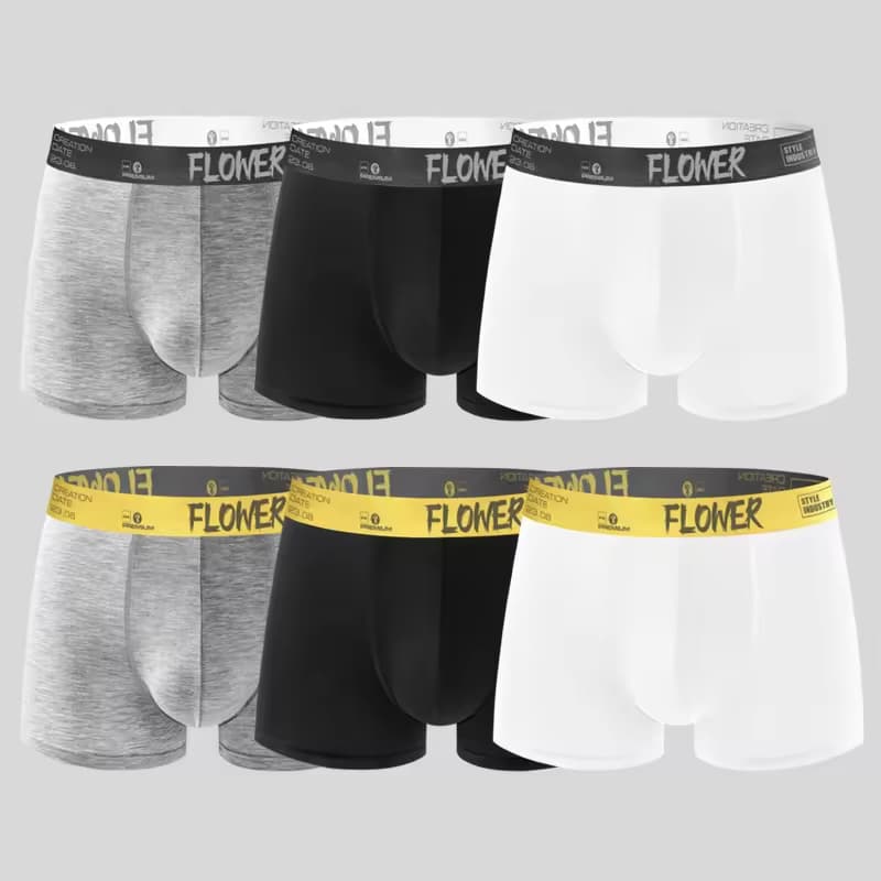 Wholesale Customized Printing logo Men's Underwear Boxer Shorts Mens Boxer Briefs Calzoncillos Y Boxers De Hombre