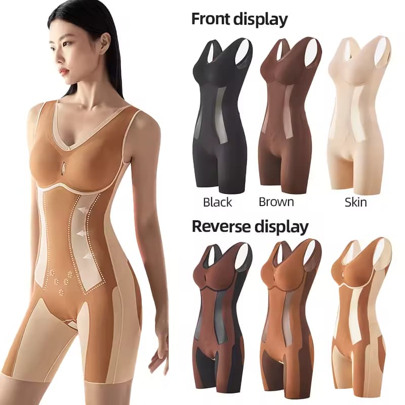 High Waist Seamless Shapewear Thong Panty Size-Fit Control Shaping Lingerie U-Shaped Butt Lift Strap Thin Woven Back Breathable