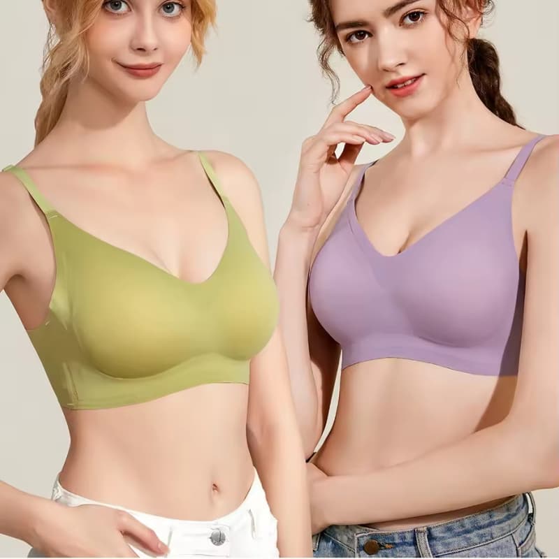 Seamless Sports Bras Invisible Wire Free Underwear Intimate Bralette Vest Soft Sleepwear Sexy Lingerie Female