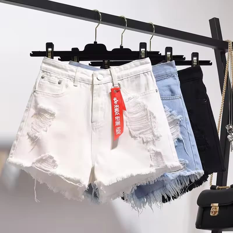 Custom Women's Clothing Jean Shorts Loose Casual Summer Ladies Womens Shorts Jeans