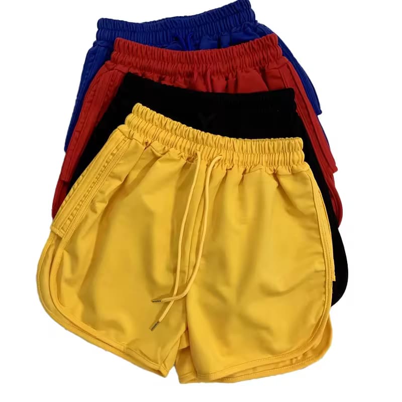 Wholesale Summer Casual Fashion Sports Workout Shorts Custom Logo Booty Shorts Solid Color Women Sexy Booty Shorts With Print