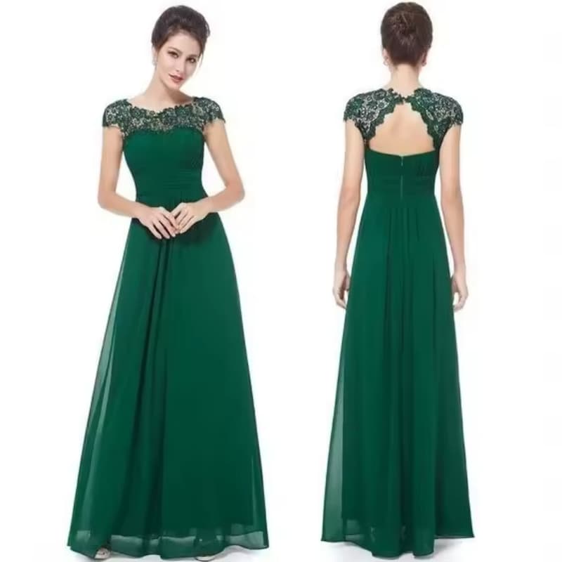 Wholesale Women's Evening Party Long Elegant Lace Dress Bridesmaid Wedding Mother of Bride Casual Dresses