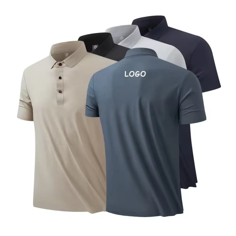 High Quality Men's Regular-fit Short Sleeve Wicking Quick-dry Golf Polo Shirt Men's T-Shirts